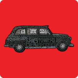 Visit London Black Cab Coaster